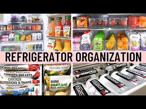 REFRIGERATOR ORGANIZATION IDEAS | Clean, Declutter and Organize With Me Budget Fridge Organization