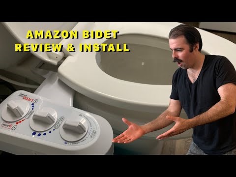 Amazon Bidet Review & Install | LIVINGbasics Hot and Cold Water Bidet toilet bidet
