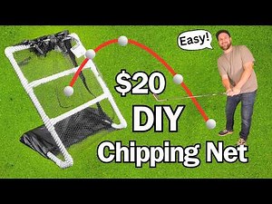 DIY $20 Golf Chipping Net In 10 Minutes with a weird Walmart Item