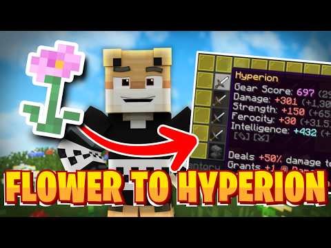 FLOWER TO HYPERION!! -- Hypixel Skyblock