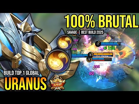 URANUS BEST BUILD 2025 | BUILD TOP 1 GLOBAL URANUS GAMEPLAY | MOBILE LEGENDS✓