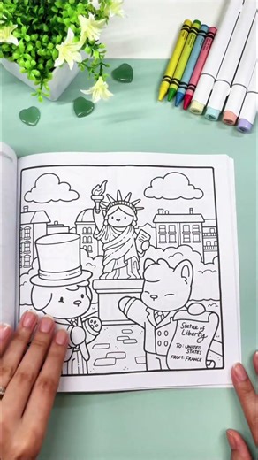 🇫🇷 Cozy France Flip Through | Cozy France Coloring Book by Jade Summer