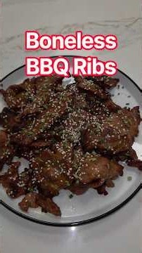 Undemanding Boneless BBQ Ribs #food #cookingshorts #homeade