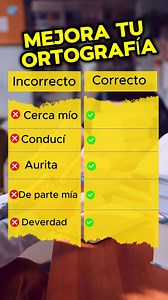 gramáticayconsejos | Te enseño a mejorar tu Ortografía✅ #ortografia #consejos #vocabulario #educación #gramáticayortografía #gramáticayconsejos #aprende... | Instagram