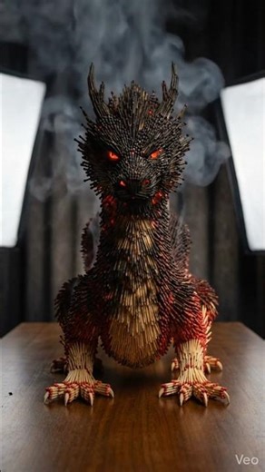 Burning dragons #fireplace #animation #cartoon #dragonball #kahani