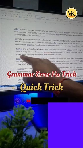 MS Word Me Red & Blue Underline Kaise Hataye? 😲 Grammar & Spelling Problem Fix | Word Tips 🔥