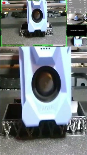 who else enjoys watching the magic of tree supports printng? ✨️ 😊 #3dprinter #3dprinting #3dprint