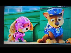 PAW patrol: the movie Chase and Skye moment!