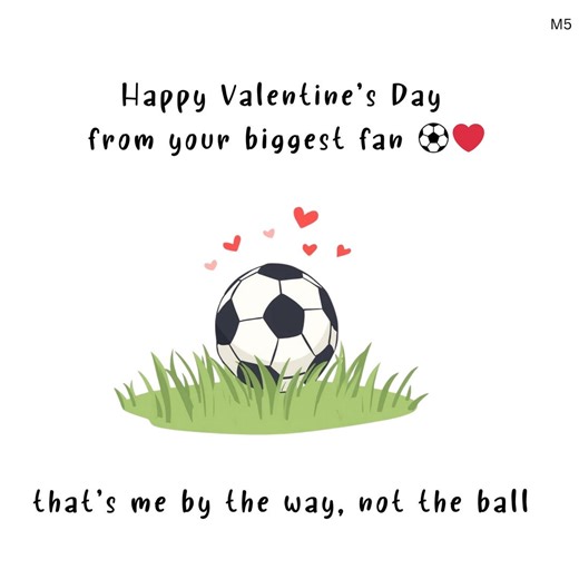 Funny Football Valentine's Day Card | Biggest Fan, Love Card - Etsy