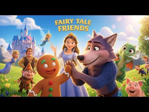 Fairy Tale Friends | Kids Sing-Along Song | Nursery Rhymes & Fairy Tales for Toddlers
