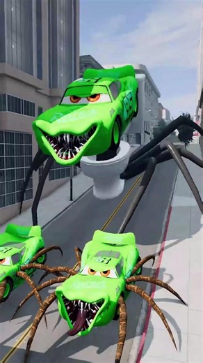 Epic Escape From The Lightning McQueen Bot Eater part 12 _Coffin dance song cover_