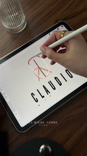 Master Your Personal Style: CLAUDIO Name Logo Design Tips #letterlogo #tattooideas #procreate