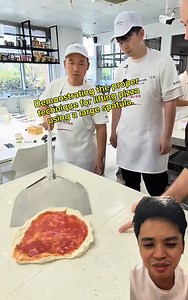 Instructor-guided practice on safely lifting and handling pizza. #reelsfacebook #reactionvideo #pizza | Joshua Maitim