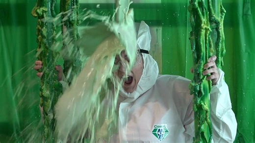 Patients at Fairfax Inova Children's Hospitals get to slime their favorite staff