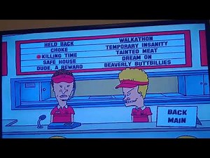 Beavis and Butt-Head: The Mike Judge Collection Volume 1 DVD Menu (2005)