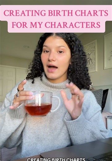 Figuring out my characters birth chart is a game changer for character development!! I chose their sun sign based on traits that revealed themselves in my writing, then used Astro Cafe to fill out the rest. It’s given me such a deeper understanding of who they are beneath the surface. 10/10 recommend this writing exercise. 🩷✍️ #writertok #writingabook #writingprocess #characterdevelopement #writingvlog