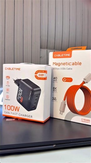 Cabletime Magnetic Cable USB Type-C Fast Charge | 240W Power #Cabletime #unboxing
