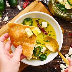 791K views · 1.3K reactions | 5-Minute Marinated Feta makes the perfect crowd-pleasing appetizer! RECIPE: https://www.themediterraneandish.com/5-minute-marinated-feta/ | The Mediterranean Dish | Facebook