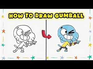 How to Draw Gumball Watterson from The Amazing World of Gumball