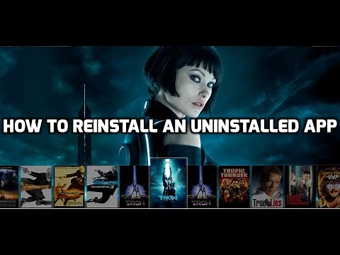 HOW TO REINSTALL AN UNINSTALLED APP WITHIN ANDROID BOX