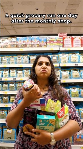 Back for a “small grocery run” a day after the big shop.😬💁‍♀️