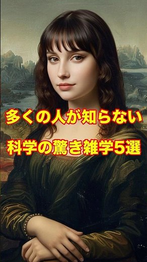 多くの人が知らない科学の驚き雑学5選　#科学 #雑学 #豆知識 #トリビア