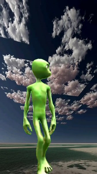 Funny Alien Dance #ViralVideo #VFX