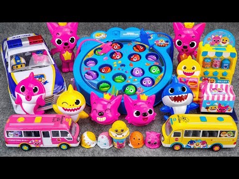 BABY SHARK Collectio - Satisfying with Unboxing Baby Shark Fishing Game Playset