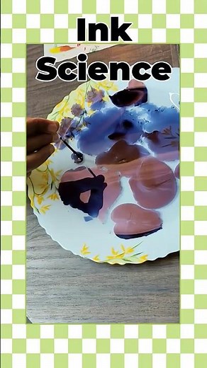 🖋️💧 Ink Science – Floating Ink Art! #funactivities #scienceexperiment #kids #diy
