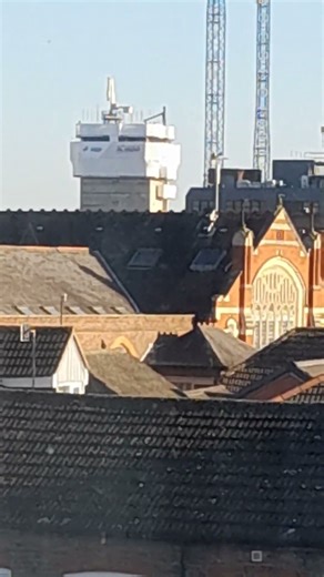 New build high rise flats in the Luton town centre area