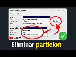 Cómo eliminar correctamente una partición de un USB ✅ Paso a paso