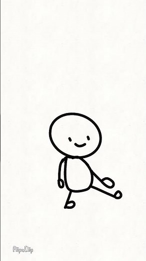 Happy Dancing Stickman! 😆 #shorts