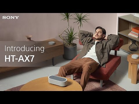 Introducing the Sony HT-AX7 Portable Theatre System