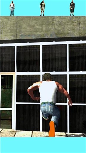 Character Jumped on Building 😱🏢 | #shorts #viral #gaming #character #building #challenge #gta
