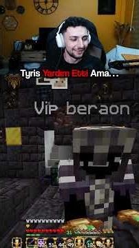 Tyris Yardım Etti ve Sonra Pişman Oldu #minecraft #trending #shorts