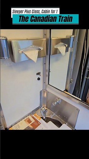 The Canadian Train, Sleeper Plus Class, Cabin for 1 room tour