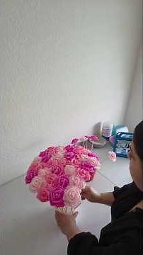 🌸✨ How to make a graduation rose bouquet step by step ✨🌸#GraduationBouquet #BouquetTutorial #DIY