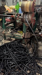 Behind the Scenes of Making High Voltage Electric Wires. #electricwire #behindthescene #highvoltage #powering #theworld #factoryprocess #wiremakingmachine #electricity #techinaction #manufacturingprocess #copper #wires #howitsmade #industrialtech #powergeneration #electricalengineering #madeinfactory | Skilled Workers