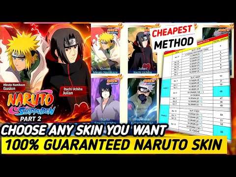 CHEAPEST WAY TO GET NARUTO SKIN (💯% GUARANTEED)! MLBB X NARUTO 2.0 DRAW TRICK 2026! - MLBB