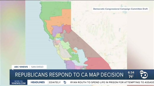 Republicans respond to CA map decision