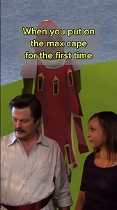 When you put on the max cape for the first time #oldschoolrunescape #osrs #runescape