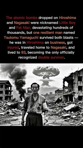 “The Man Who Survived Both Atomic Bombs