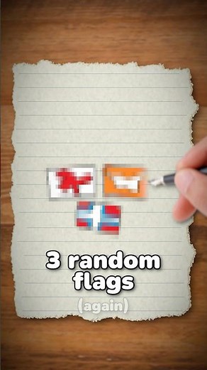 Can I Draw 3 RANDOM Flags From Memory? (Again)
