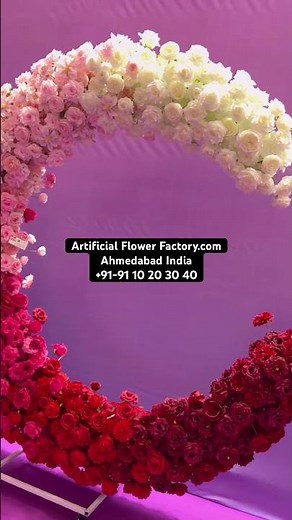 Customise design manufacturer of artificial flowers wedding’s decor & #wearingartificialflowerdecor