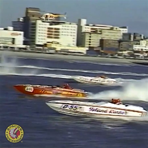 Green flag start for the most Apache 41’s at an offshore race! Off the coast of New Jersey, these Apaches showed their speed, strength, and agility out on the water. Each team carried out its own engine evaluations, as they used different manufacturers. Can you spot all Apache 41’s shown? Comment their iconic names below! #Apache #Powerboats #Boating #Offshore #Racing #Quality #Power #Performance #Legendary | Apache Powerboats