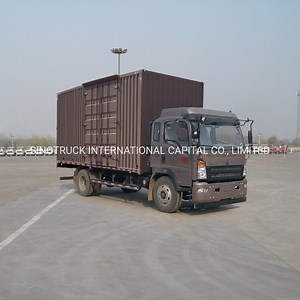 [Hot Item] Sinotruk HOWO 4X2 Diesel Carry Van Truck Light Cargo Truck 6 Ton Box Truck