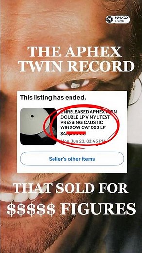 The Aphex Twin Record Worth $67,000