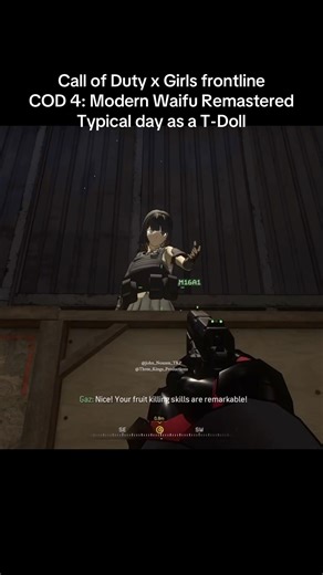 COD x Girls Frontline #gaming #anime