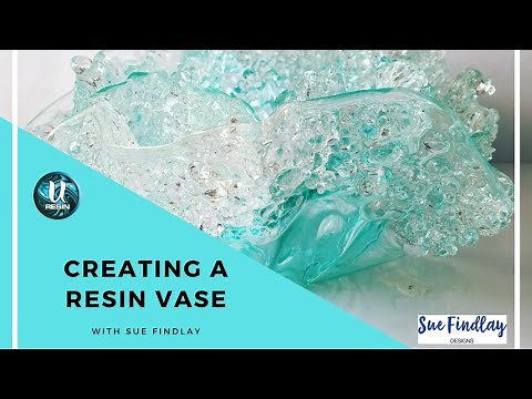 U RESIN | Creating A Resin Vase with Sue Findlay Designs