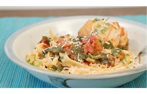 The Green Man's Chicken and Rainbow Chard, a recipe and video